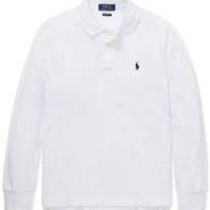 Big Boys Cotton Long-Sleeve Polo Shirt